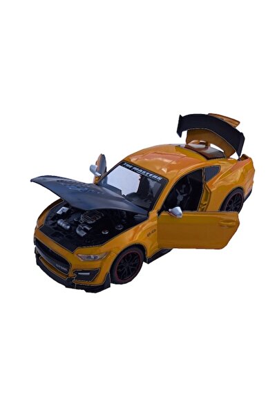 Vision XXI Mașină metalică Ford Mustang GT 1:24, Lumini, Sunete, Galben,