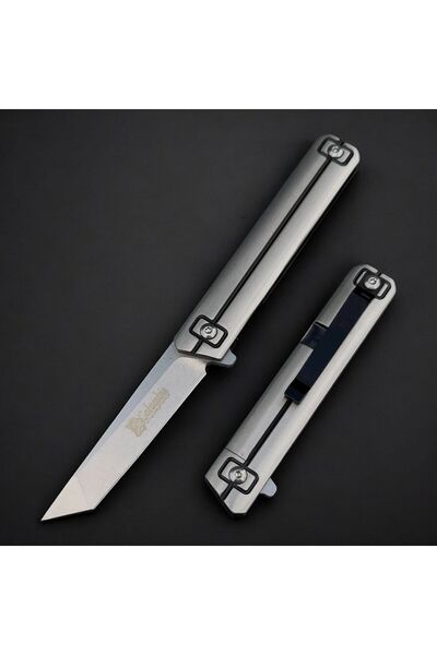 WeKnife Tanto Model Kaliteli Dövme Çelik Avcı Çakı - 20 Cm