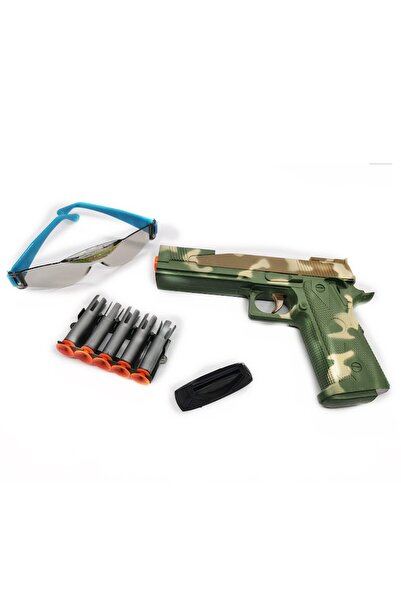 Vision Set Pistol FirePower with suction darts and safety goggles, 10 pieces, VisionXXI