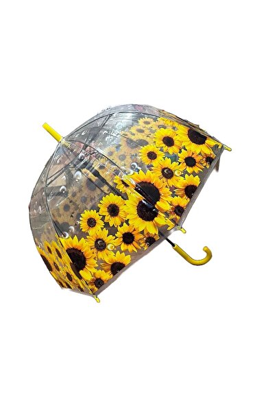Vision XXI Umbrella 80 cm, Semi-transparent, Sunflower Charm, Automatic, Yellow,