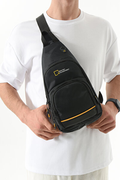 MEGA THE NORTHWEST Outdoor Series Impermeable Fabric Water Repellent Men's Bodybag