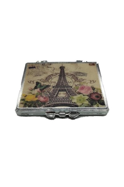 Vision Rectangular Handbag Mirror 7x5cm, Paris Theme, VisionXXI