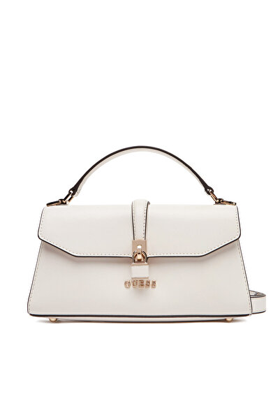 Guess Γυναικεία Τσάντα Χειρός Εκρού HWVG9655200