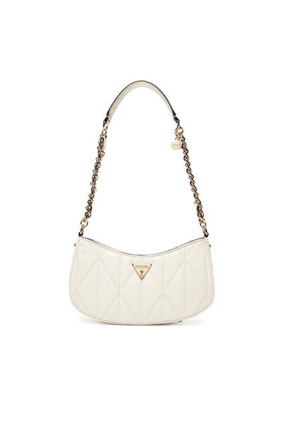 Guess Γυναικεία Τσάντα Χειρός Λευκή HWGG9663170