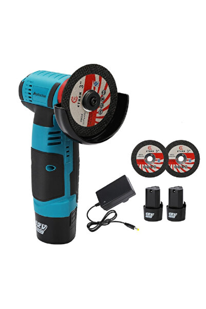 OEM Cordless Angle Grinder 36V 2Ah, 19500RPM, 2 Batteries, 5 Cutting Discs, ZUBI