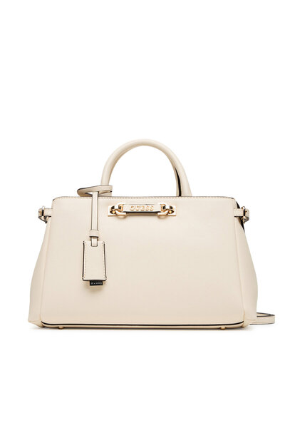 Guess Γυναικεία Τσάντα Χειρός σε Εκρού Χρώμα HWBG9644060