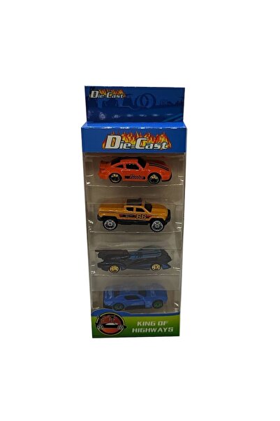 Vision Set 4 Masinute de Metal, King of HighWays, 8cm, VisionXXI