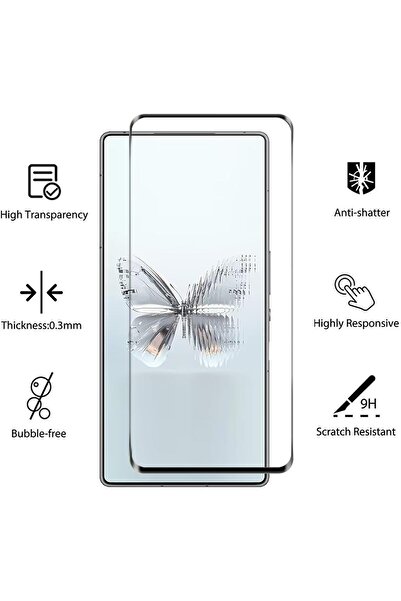 erorex Compatible With Zte Nubia Red Magic 10 Pro Case Cover & Screen Protector Tempered Glass Protector…