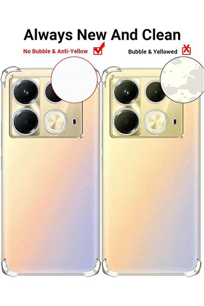 erorex 1+1Pc Phone Case Compatible With Infinix Note 40 Pro 5G Case Cover & Screen Protector Tempered…