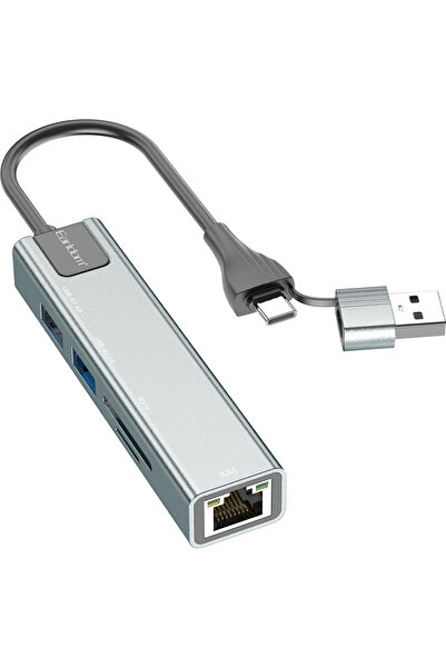 Earldom Hub24 6-Port Multiplier Usb-C Hub -