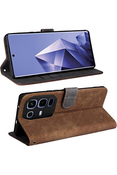 erorex For Infinix Note 50S 5G Flip Cover With Detachable Lanyard, Pu Leather Full Body Protection…