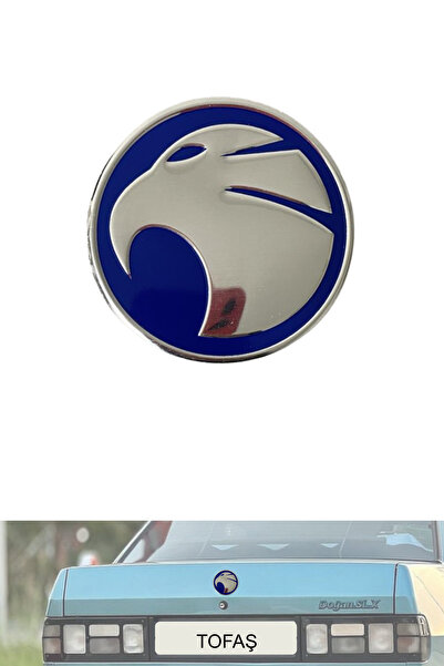 MEFAUTO Fiat Tofaş Doğan Şahin Kartal Slx Uyumlu Kuş Görselli Arka Bagaj Arması