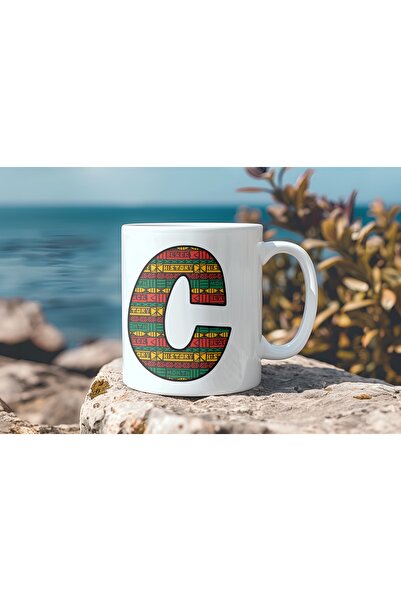 Beramussa كوب بنمط عرقي على شكل حرف C - كوب شاي وقهوة على الطراز الأفريقي - هدية - تاريخ الأفارقة