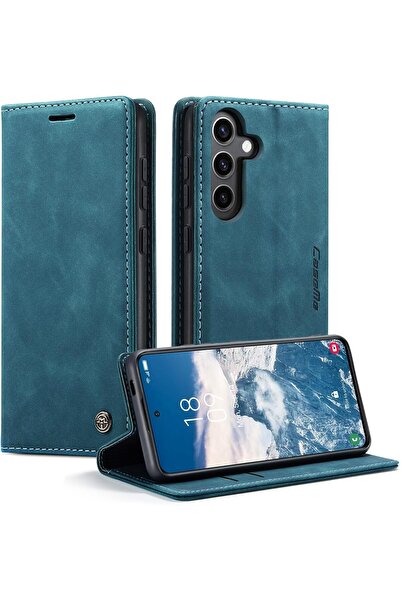 erorex For Samsung Galaxy S24 Fe Cover, Magnetic Adsorption Full Body Shockproof Protective Flip Cover