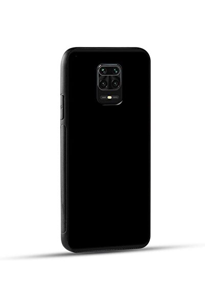 Generic Plain Protective Case with Soft Black Sides for Xiaomi Redmi Note 9 Pro - Black