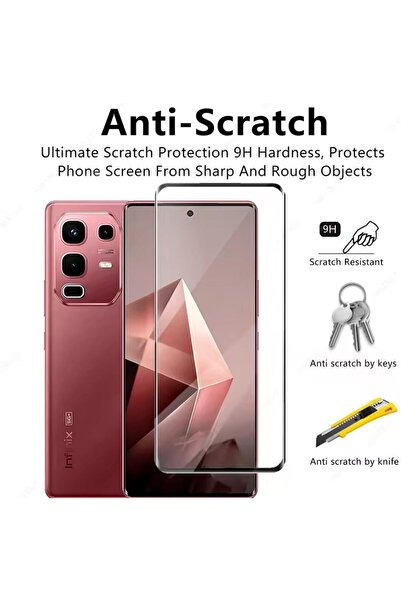 erorex 1+2Pcs Phone Case Compatible With Infinix Note 50S Case Cover With Screen Protector