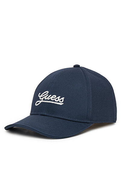 Guess Καπέλο μπέιζμπολ Unisex σε μπλε σκούρο χρώμα AW5362COT01