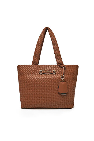 Guess Γυναικεία Τσάντα Χειρός Καφέ HWWG9530230