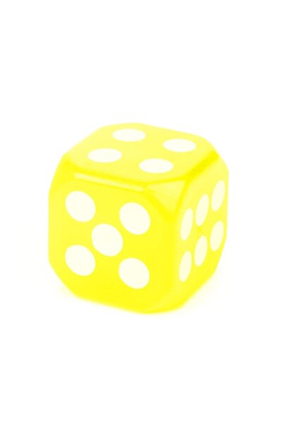 Vision XXI Ζάρια με φως, κίτρινα, 3.5 εκ.