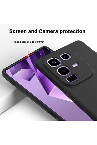 erorex Case Compatible With Infinix Note 50S 5G, Liquid Silicone Case With Microfiber Lining