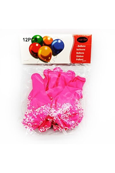 Vision Set 10 baloane „E o fată”, roz