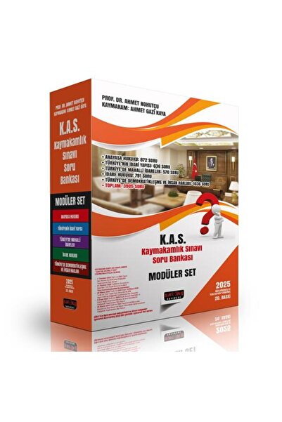 Savaş Yayınevi KAS Kaymakamlık Sınavı Test Soru Bankası Modüler Set Savaş Yay...