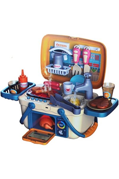 Vision XXI Set de joacă interactiv pentru grătar, Vision XXI, 30 de piese cu lumină, 15x24x14cm