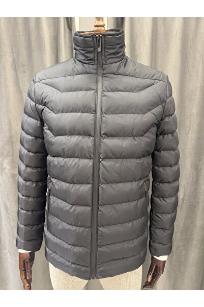 DOĞUŞARSLAN Rüzgar geçirmez elyaf dolgulu erkek şişme mont
