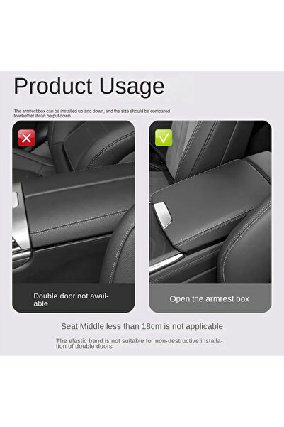 Mob Handrail Pad for Car Armrest Waterproof, Comfortable & Durable Protection Black/Beige