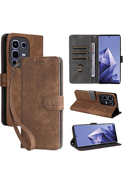 erorex For Infinix Note 50S 5G Flip Cover With Detachable Lanyard, Pu Leather Full Body Protection…