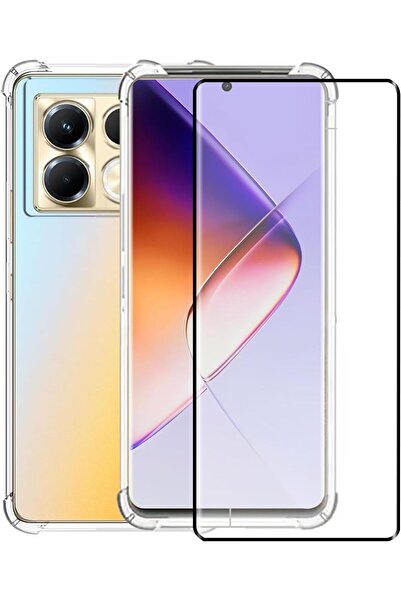 erorex 1+1Pc Phone Case Compatible With Infinix Note 40 Pro 5G Case Cover & Screen Protector Tempered…