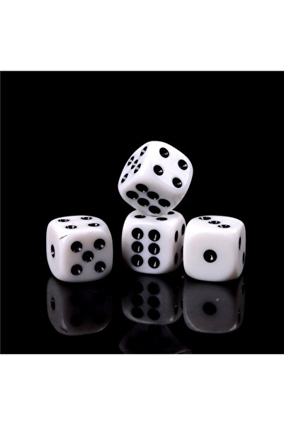 Vision Set 4 Dice, size 18mm, white
