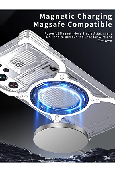 erorex Metal Case For Zte Nubia Z70 Ultra, Premium Aluminum Shockproof Case Compatible With Magsafe, 360°…