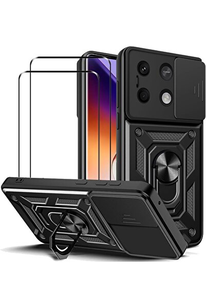 erorex 1+2 For Infinix Note 40 Pro 5G Case With Screen Protector, Built-In Sliding Camera Cover And…