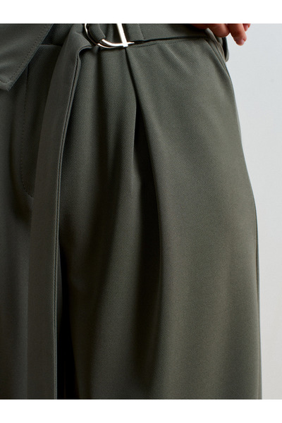 Dilvin 72189 Kemerli Pantolon-Çağla