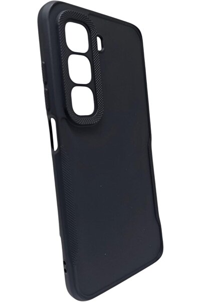 erorex Silicone Back Cover For Infinix Hot 50 Black