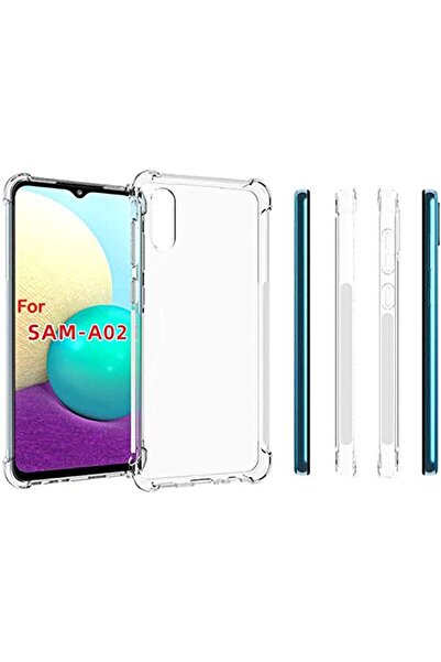 Generic غطاء خلفي واقي لهاتف سامسونج جالاكسي A02/M02 (شفاف)