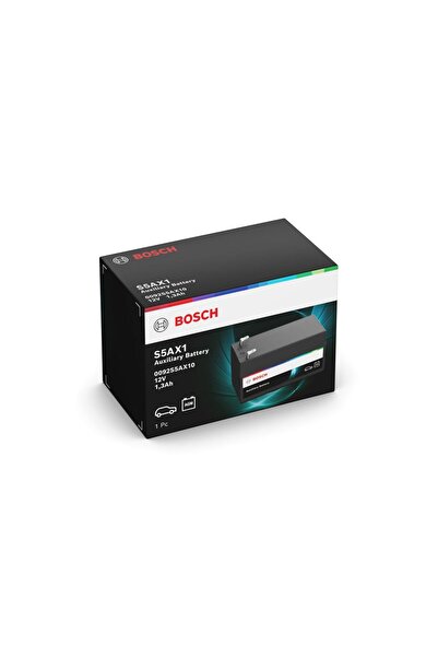 Bosch Besleme Aküsü 12V 1.3Ah AGM 0092S5AX10 Mercedes beyin Besleme Aküsü Orijinal N000000004039