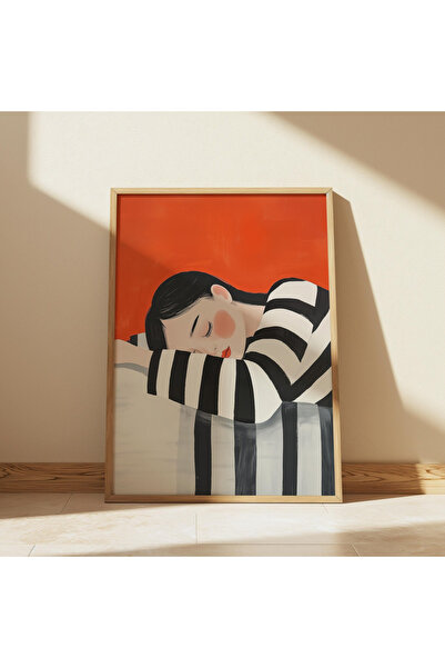 Tuba Decor Tablo dintr-o singură bucată cu rame din lemn pentru sufragerie, s...