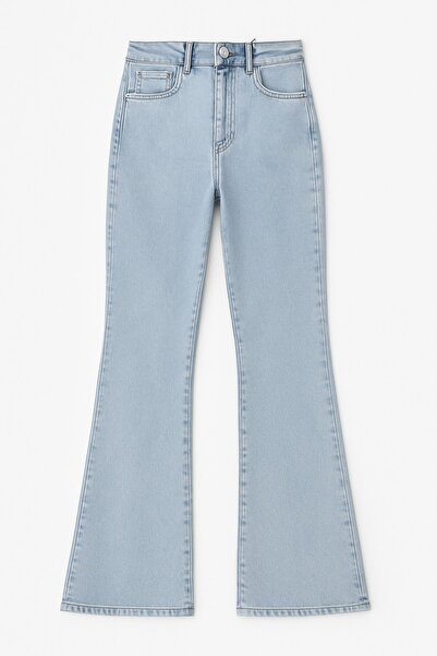 HAKKE High Waist Spanish Leg Jean Pants