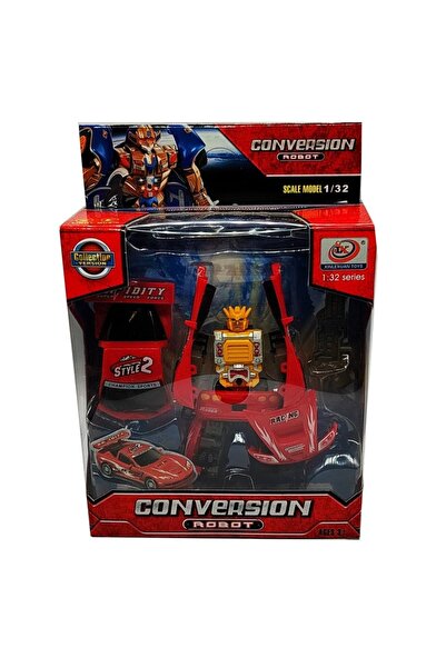 Vision Toy Robot Transformer, Autobot, Scale 1:32, Red, 15cm, VisionXXI