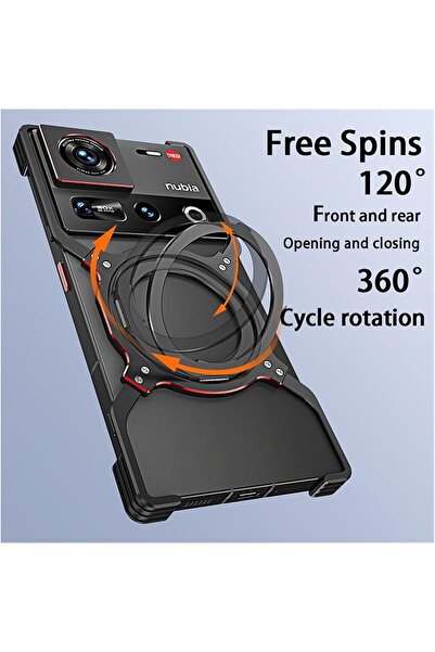 erorex Metal Case For Zte Nubia Z70 Ultra, Premium Aluminum Shockproof Case Compatible With Magsafe, 360°…