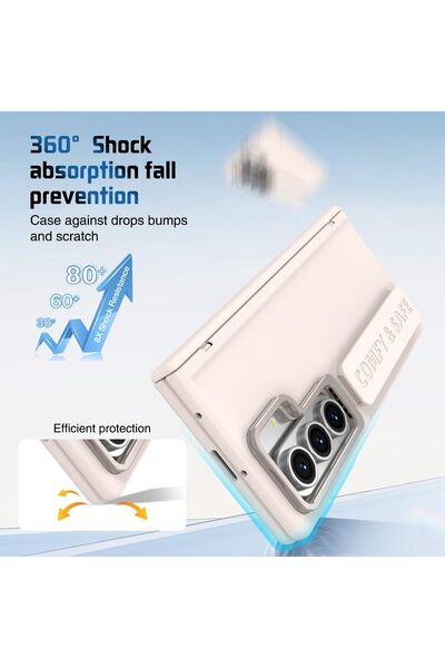 erorex Smartphone Flip Cover Camera Stand Compatible With Samsung Galaxy Z Fold 7 Case