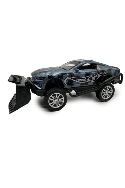 Vision XXI OffRoad Desert Racing Metal Toy Car, Metallic Grey,