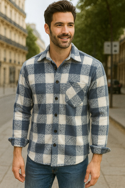 GoyceFashion Windproof Soft Textured Fleece Shirt