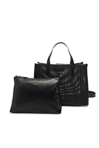 Guess Γυναικεία Τσάντα Χειρός Μαύρη HWWZ7206230