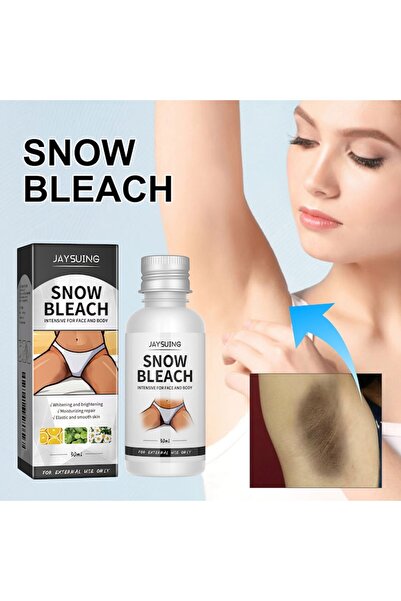 jaysuing Cremă de albire pentru axile și coapse, Snow Bleach, cu vitamina C și niacinamidă, 30 ml
