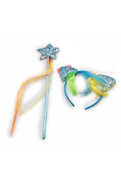 Vision XXI Magic Wand and Crown Set, glittery, for Girls,