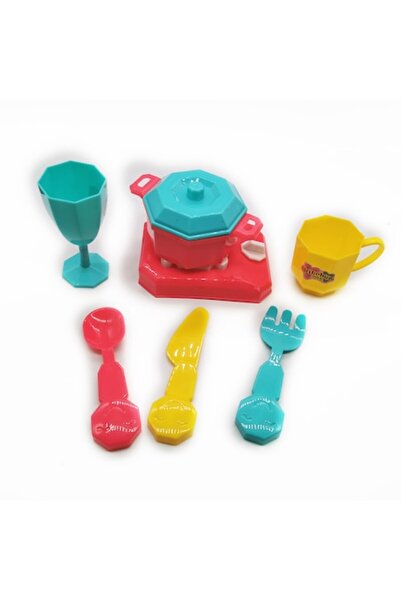 Vision XXI Set Bucatarie cu aragaz si accesorii, 8 piese, VisionXXI