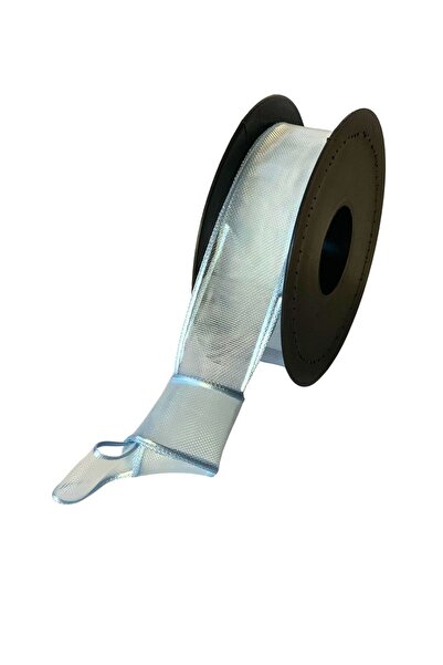 EL İŞİ DİY CRAFT شريط من قماش الشيفون الأزرق الفاتح مقاس 2 سم × 20 متر لتزيين وتغليف الهدايا اليدوية